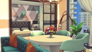 Семейная квартира Сан Мишуно | THE SIMS 4 Строительство