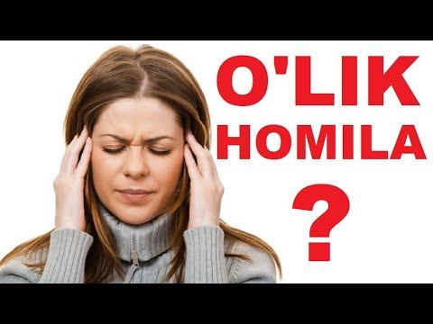 O'LIK HOMILA - HOMILANING NOBUD BO'LISHI / УЛИК ХОМИЛА - ХОМИЛАНИНГ НОБУД БУЛИШИ