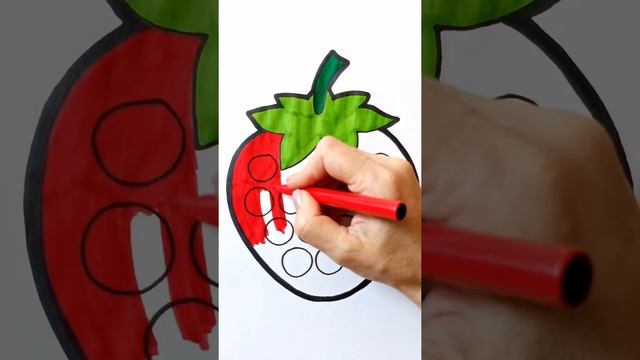 Рисуем ПОП ИТ ЯГОДА КЛУБНИКА /  Нарисуй Ка / Shorts смотреть онлайн