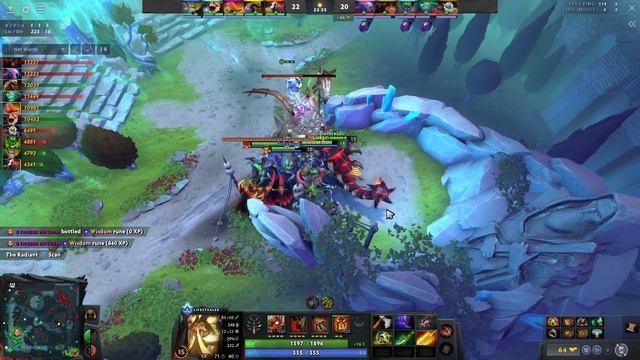 Lifestealer Dota Gameplay Ana with Radiance - Dota 2 7.35