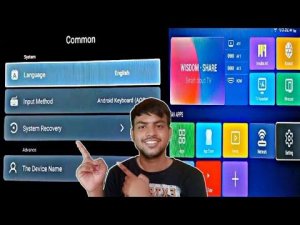 How to Reset wisdom share Android smart tv