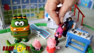 Куми Куми Мультик из игрушек Свинка Пеппа Джордж и куми куми в загородном домике Peppa Pig