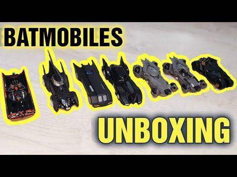 Hot Wheels - Batman's batmobile collection unboxing