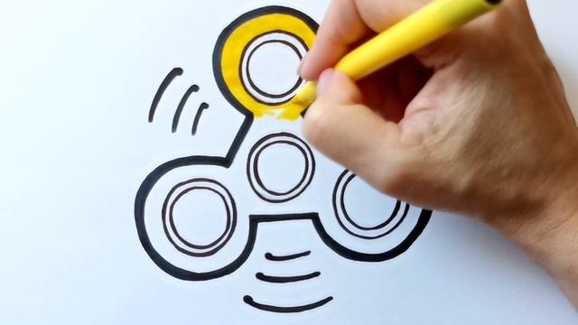 СПИНЕР / КРАСОЧНАЯ РАСКРАСКА / УЧИМСЯ РИСОВАТЬ И РАСКРАШИВАТЬ / Нарисуй Ка смотреть онлайн