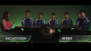 TI8 Newbee Interview with Kaci