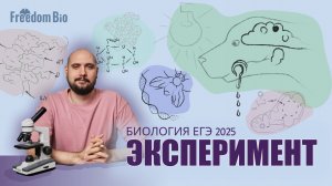 ЭКСПЕРИМЕНТЫ в ЕГЭ по биологии. Задание 22-23 ЕГЭ БИОЛОГИЯ 2025Freedom