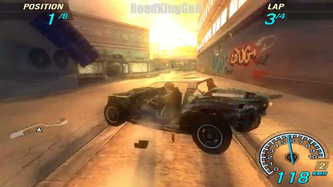 FlatOut 2, but the cars are getting pushed away from me - part 2 смотреть онлайн