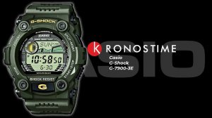 Casio G-Shock G-7900-3E - KronosTime.RU Обзор часов