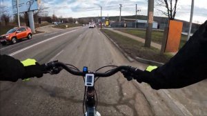 Опасная СИТУАЦИЯ велосипед на скорости 40 км в час!