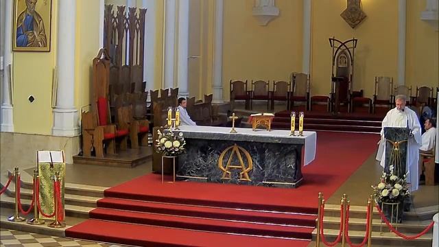 Св. Месса 01.08.2024 в 19:00 смотреть онлайн