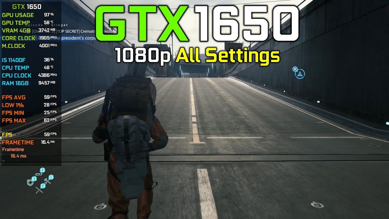 Death Stranding Directors Cut : GTX 1650 + I5 11400F - 1080p All Settings смотреть онлайн