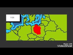 История Польши на карте