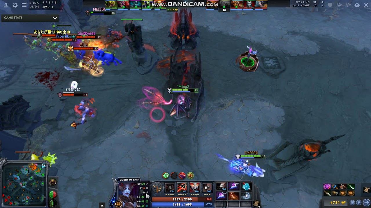 My Rampage as Qop(Queen of Pain) Dota 2 смотреть онлайн