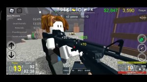 Играю Roblox с подругой "Восстание зомби"