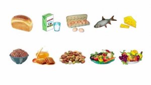Продукты питания. Для детей запоминание слов. Часть 1.