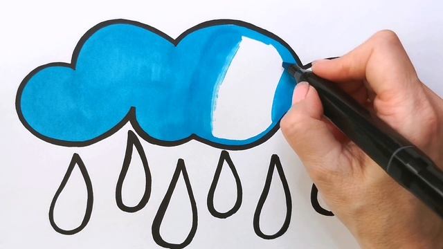 ТУЧКА / ЦВЕТНОЙ ДОЖДЬ / Нарисуй Ка смотреть онлайн