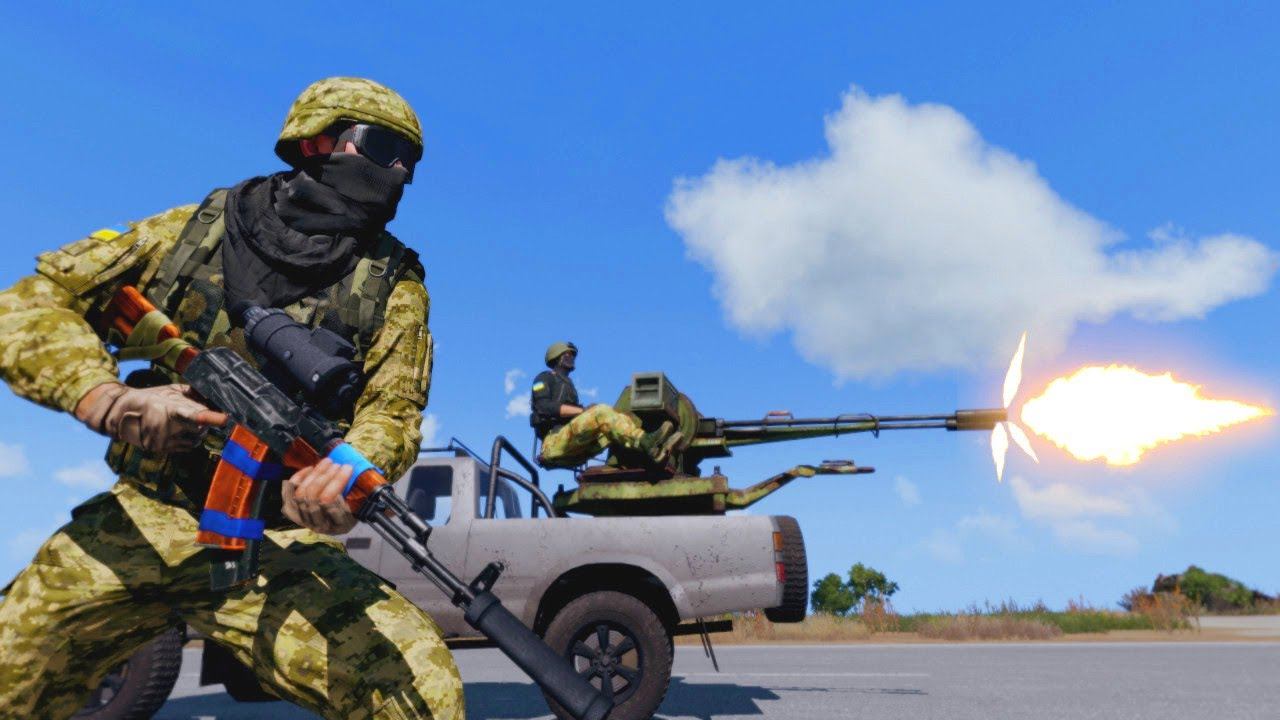 Awesome Improvised Weapons in Ukraine! | Scienceofwar ARMA3 Milsim смотреть онлайн