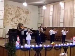 Детский ансамбль скрипачей Элегия Джазовая композиция "Дуэт"