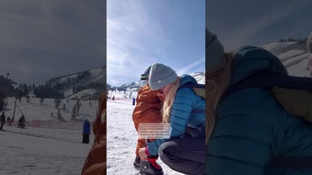 Teaching a 3 Year Old How To Ski #skiing #toddlerlife #momlife #adventurefamily #skiingislife #moms