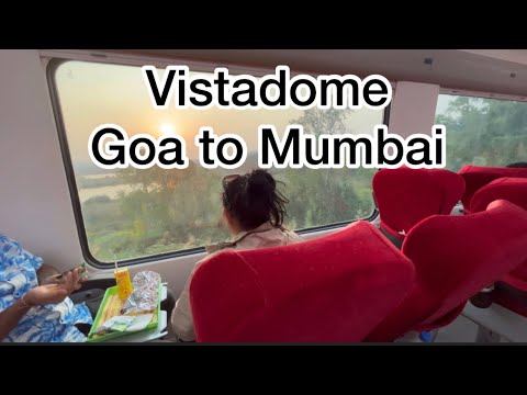 Vistadome | Goa to Mumbai | Tejas Express train | Food in Vistadome coach EV | Executive Chair Clas смотреть онлайн