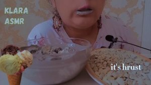 крошки глины в пасте/in paste/clay/глина/asmr @klaraasmr