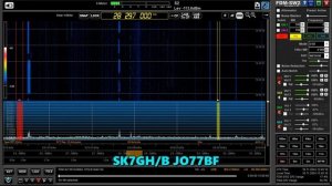 30.11.2024 11:41UTC, [10m, bcn], Радиолюбительский маяк SK7GH/B, JO77BF, Швеция, 28297.9кГц