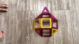 Собираем черепашку из магнитного конструктора «Magnetic Blocks»