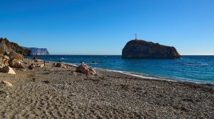 Пляжи на Фиоленте: Яшмовый пляж в крыму