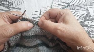 Вязание полосок без ступенек.