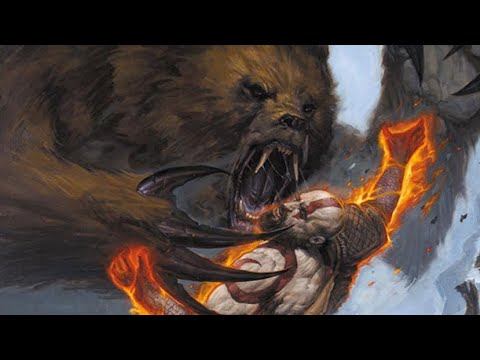 Kratos vs Bear: Epic battle in God of War Ragnarok смотреть онлайн