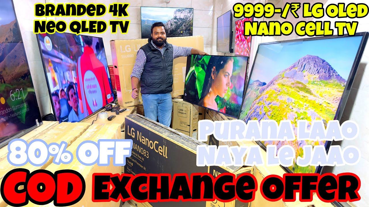 Samsung 65"inch The Frame Model/NEO QLED TV 43"inch Android LED TV 11,000-/₹ || Onelpus 32" 6500-/₹ смотреть онлайн