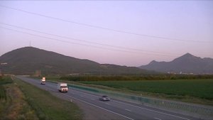 Рассвет. Пятигорск. Вид на гору Машук и Бештау.