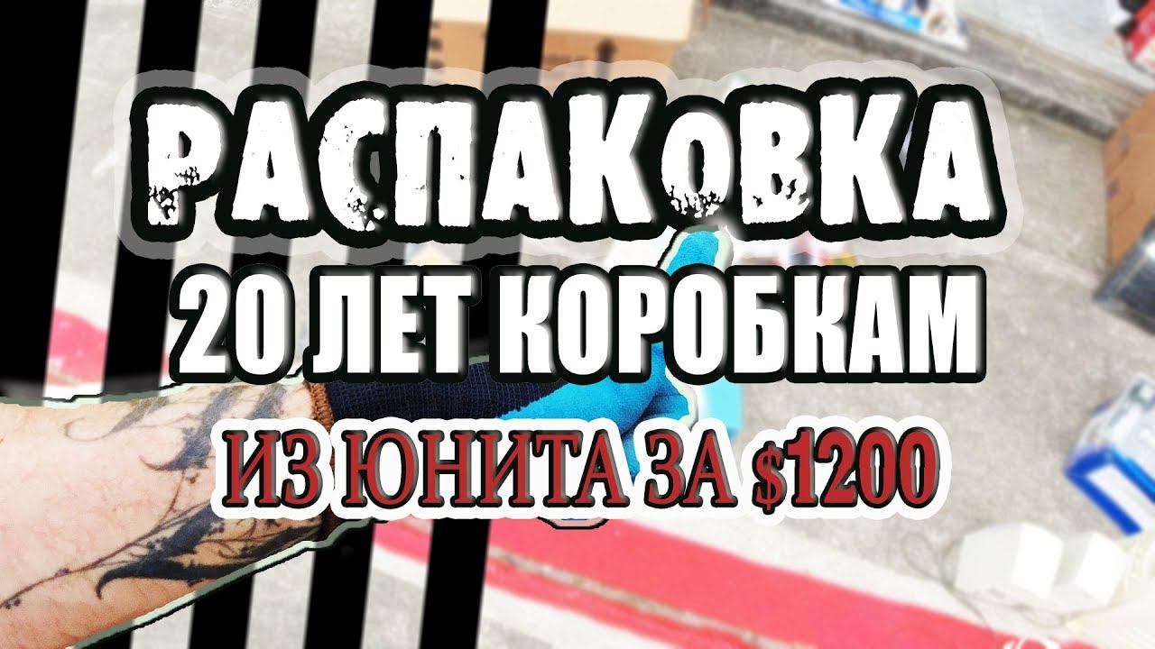 Распаковка Коробок из Юнита за $1200. Прошло 20 Лет. Аукцион Контейнеров. Жизнь в Америке. Влог.