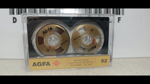 Специальный выпуск . Новодельная аудиокассета AGFA 52. Ставим в ЛПМ любые аудиокассеты.