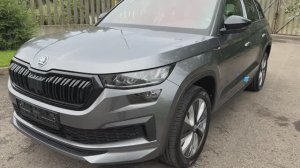 Новый Skoda Kodiaq дилерский из Казахстана в максимальной комплектации SportLine, обзор