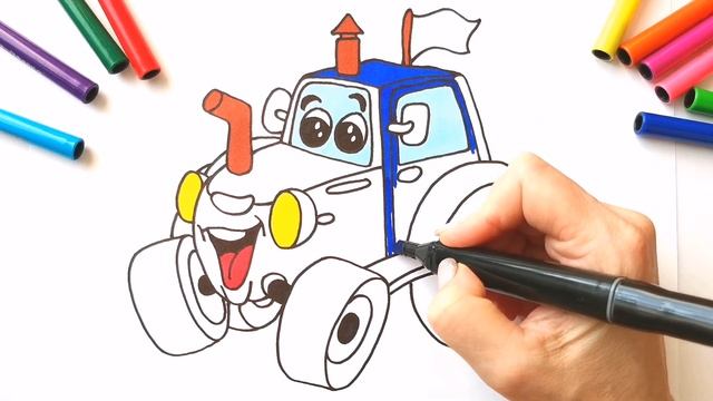 СИНИЙ ТРАКТОР / Нарисуй Ка смотреть онлайн