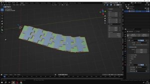 Как сделать гусеницу, пeлеметную ленту , забор по кривой в Blender