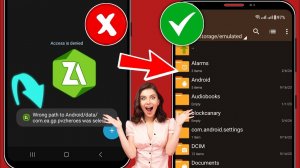 Ограничение доступа к папке Obb/data - эта папка имеет ограничение доступа Android Zarchiver (2024)