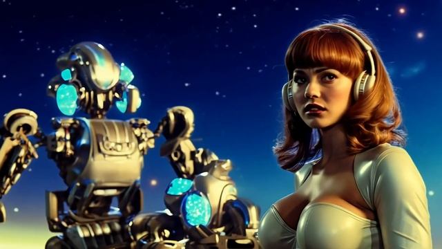 Vixens of Zeta Prime Sci Fi Retro Future Enhanced by AI