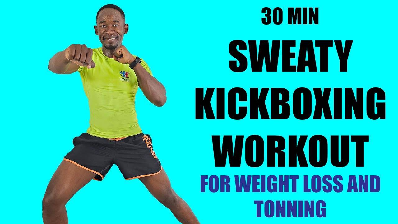 Brian Syuki - 30-Minute SWEATY KICKBOXING WORKOUT for Weight Loss and Toning