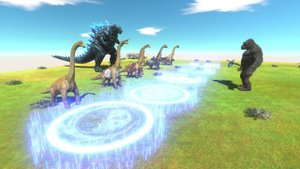 Brachiosaurus EVOLUTION of GODZILLA EARTH DINOSAUR - Animal Revolt Battle Simulator