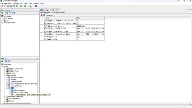 How To Generate AWR Report Using Oracle SQL Developer | SQL Developer Tips & Tricks for Beginners