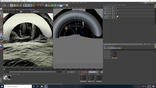 Cinema 4D Octane Render Tutorial - Create Lighting Cave смотреть онлайн
