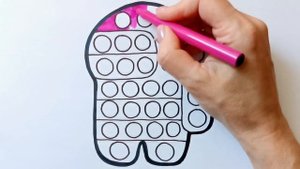 POP IT AMONG AS / ПОП ИТ АМОНГ АС / УЧИМСЯ РИСОВАТЬ И РАСКРАШИВАТЬ / НАРИСУЙ КА