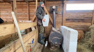 Провели воду на ферму. Стройка в деревне не заканчивается. Уехали на закуп. Жизнь простых людей.