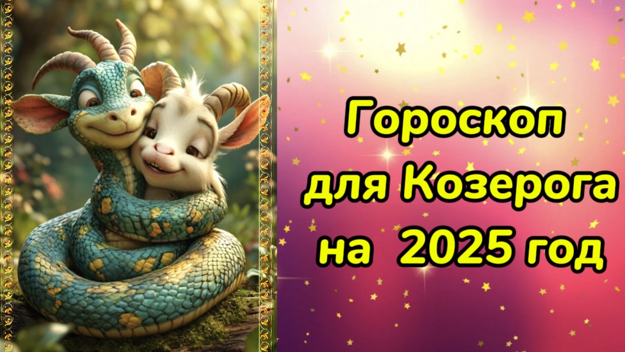 Гороскоп для Козерога на 2025 год. Гороскоп на 2025 год для Козерога.