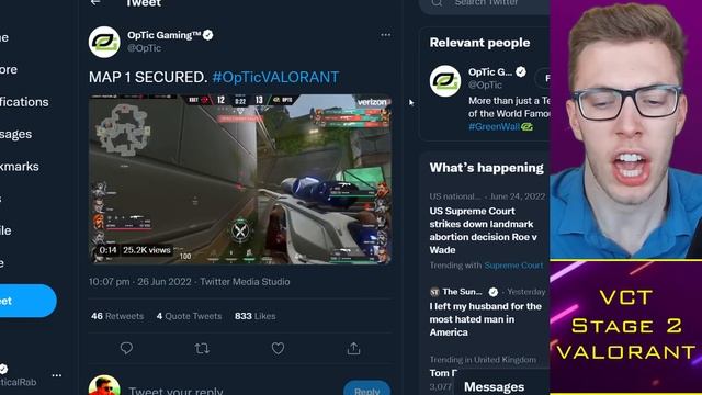 OpTic ROASTED as XSET Win NA Playoffs, Want MORE Masters Spots?! 😲 VALORANT News смотреть онлайн