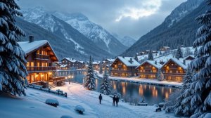 Зимний джаз, фоновая музыка для учебы и работы, саксофон / Winter Smooth Jazz Saxophone 4К