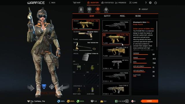 Warface EU : Обзор моего склада  Самый донадский склад!