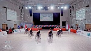 Выступление на Чемпионате России по танцам на колясках 2023.